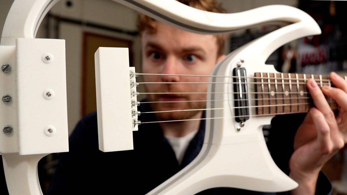 “I couldn't believe I was playing a guitar where the strings were not attached to anything”: YouTuber builds experimental guitar with floating strings – and it changed the way he played